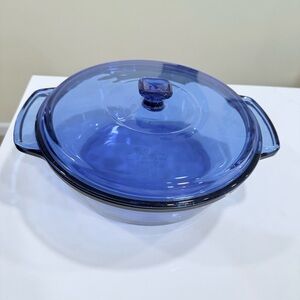 Anchor Hocking Sapphire Glass Baking Dish